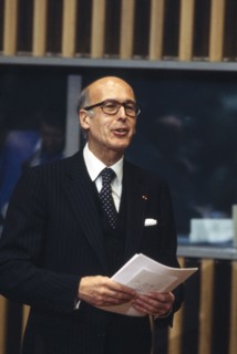 French President Valery Giscard d'Estaing