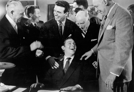 Andy Griffith (seated center)