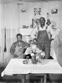 U.S. Farm Security Administration (FSA) couple in their Home