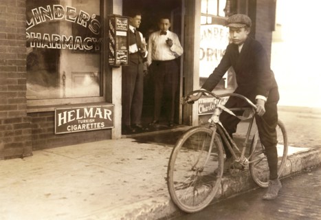 15-year-old boy working 8:00am to 8:00pm as Delivery Boy for Linder's Pharmacy