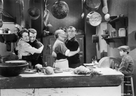Jackie Cooper (left)
