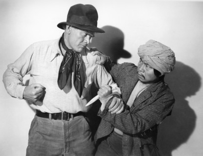 Charles Bickford (left)