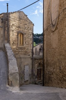Quaint Village Street Scene