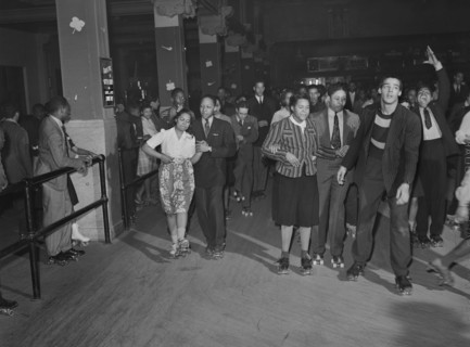 People Roller Skating
