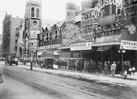 Crowd outside Republican National Convention