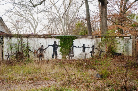 Wall Mural of People holding Hands