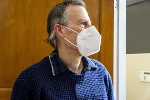 Man wearing Protective Face Mask