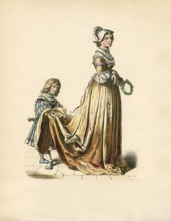 French Noblewoman and Page