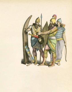Assyrian Soldier with Standing Shield