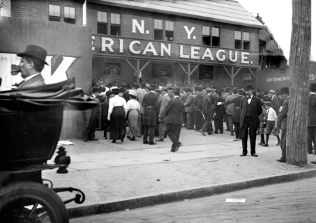 Spectators at Entrance to Hilltop Park aka American League Park