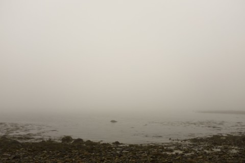 Heavy Fog at Beach