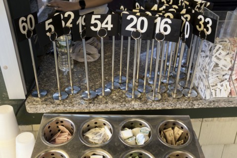 Miscellaneous Numbered Food and Drink Order Flags