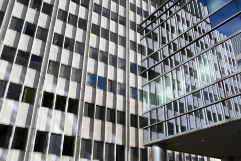 Two Modern Office Buildings