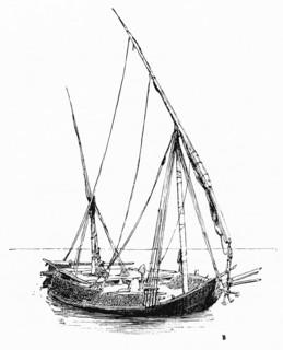 Nile Sailboat near Asyut