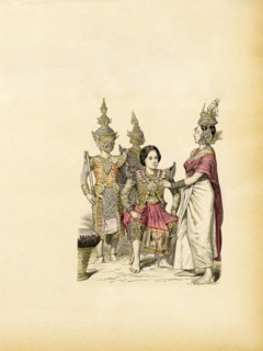 Actors and Actresses from Siam (Thailand)