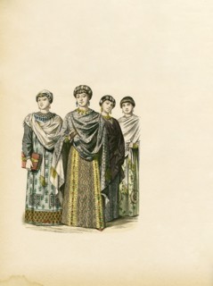 Attendants and Empress Theodora (547)