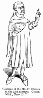 Costume of the middle classes in the 15th century
