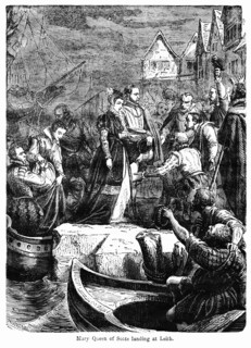 Mary Queen of Scots landing at Leith