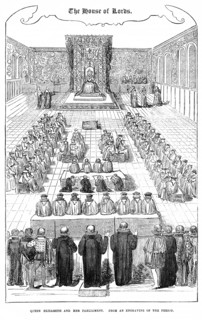 Queen Elizabeth and her Parliament