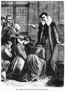 Mary Queen of Scots taking leave of her attendants (on the morning of her execution)