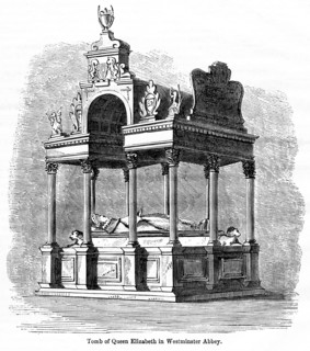 Tomb of Queen Elizabeth in Westminster Abbey