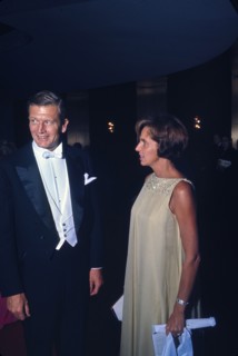 New York City Mayor John Lindsay with wife