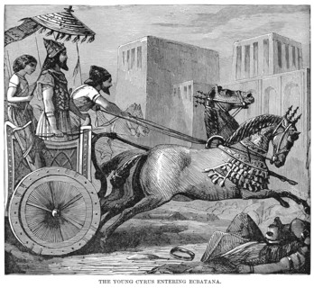 The Young Cyrus entering Ecbatana