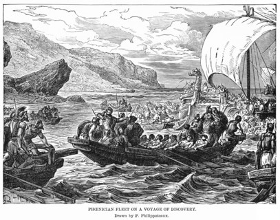 Phoenician Fleet on a Voyage of Discovery