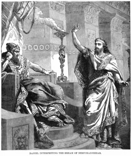 Daniel interpreting the dream of Nebuchadnezzar