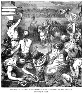 Titus Quinctus Flaminus Proclaiming “Liberty” to the Greeks