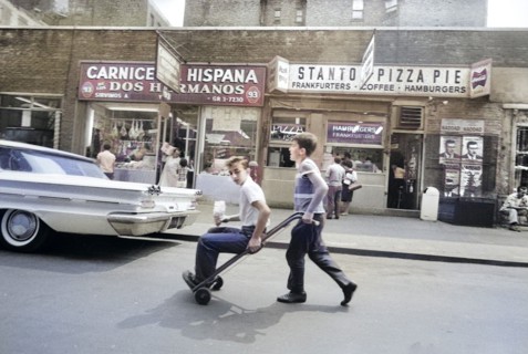 Two Boys in Street