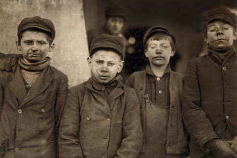 Four coal breaker boys
