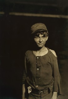Young glassworker