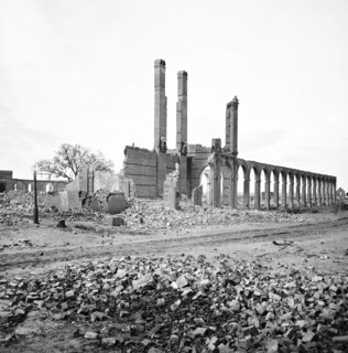 Ruins of North Eastern Railroad depot