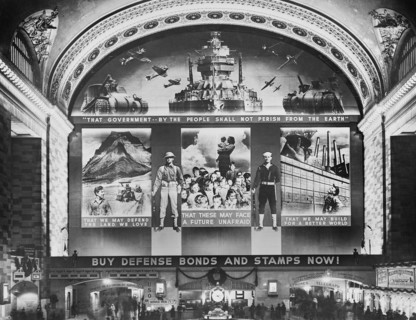 U.S. war bond mural
