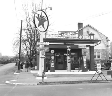 Gas station along Highway 50