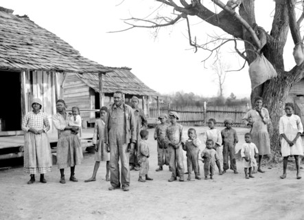 Group of descendants of former slaves of the Pettway Plantation