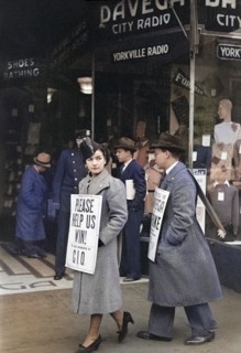 Striking workers