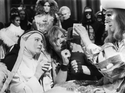 Vanessa Redgrave (left)on-set of the Film