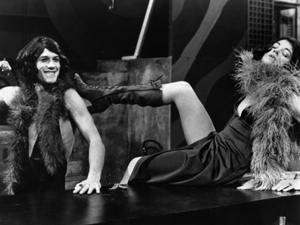 Lucy Offerall (right)