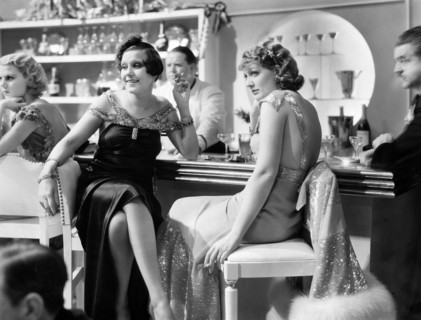 Fifi D'Orsay (left) Kathryn Sergava (right)