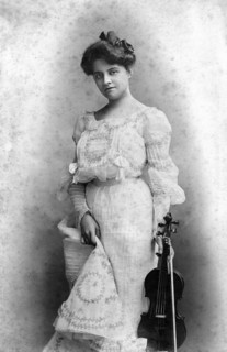 Young Adult Woman with Violin