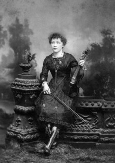 Portrait of Woman with Violin