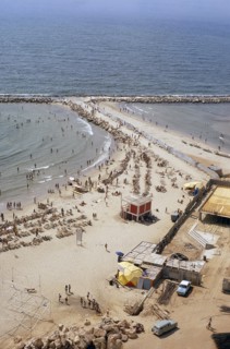 High angle view of coastal Beach