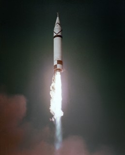 Jupiter-A rocket launch