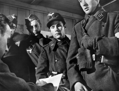 Oskar Werner (right)