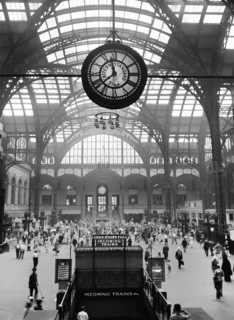 Draftees on their way to train to induction center, Pennsylvania Station, New York City, New York,