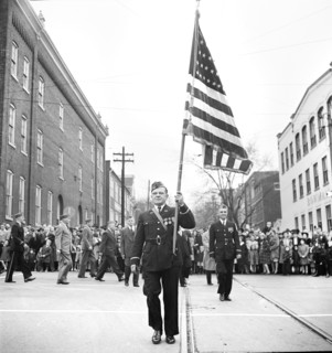 Armistice Day parade, Lancaster, Pennsylvania, USA, Marjory Collins, U.S. Office of War