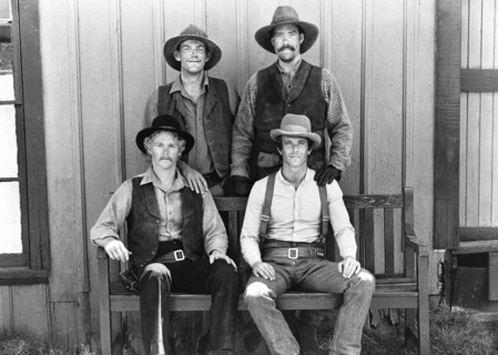 William Katt (bottom left), Tom Berenger (bottom right), Christopher Lloyd (top left), John Schuck