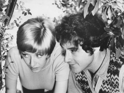 Sandy Duncan, Todd Susman, on-set of the film, "Star Spangled Girl", Paramount Pictures, 1971